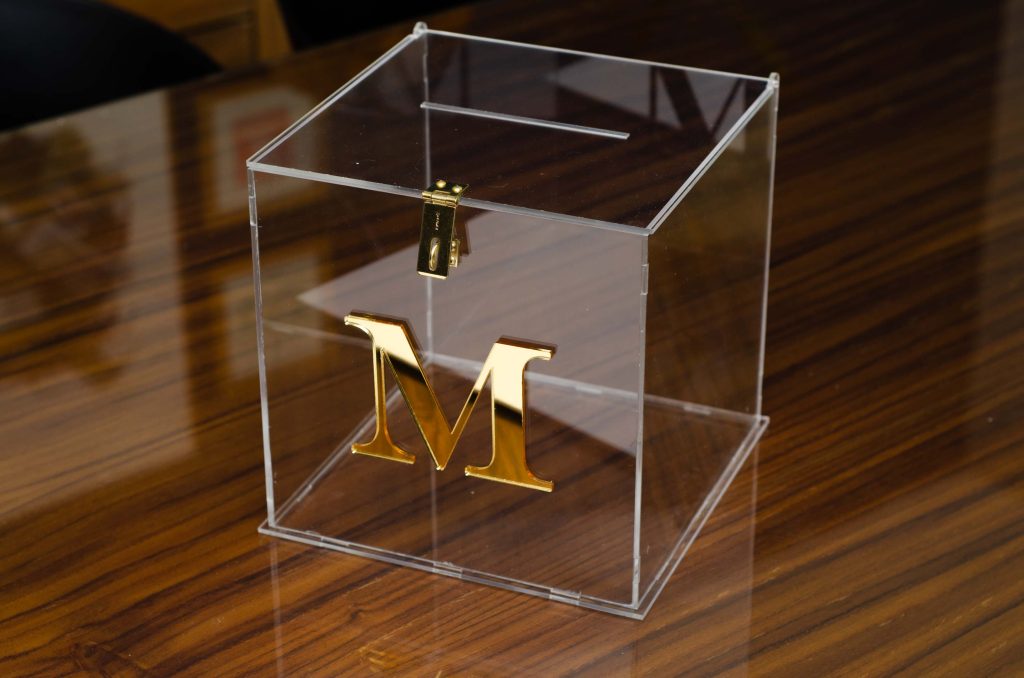 Caja de efectivo Acrílico