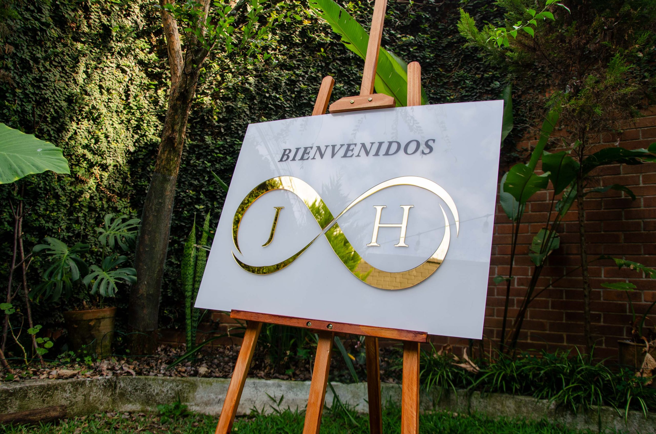Rótulos de Bienvenida para Boda