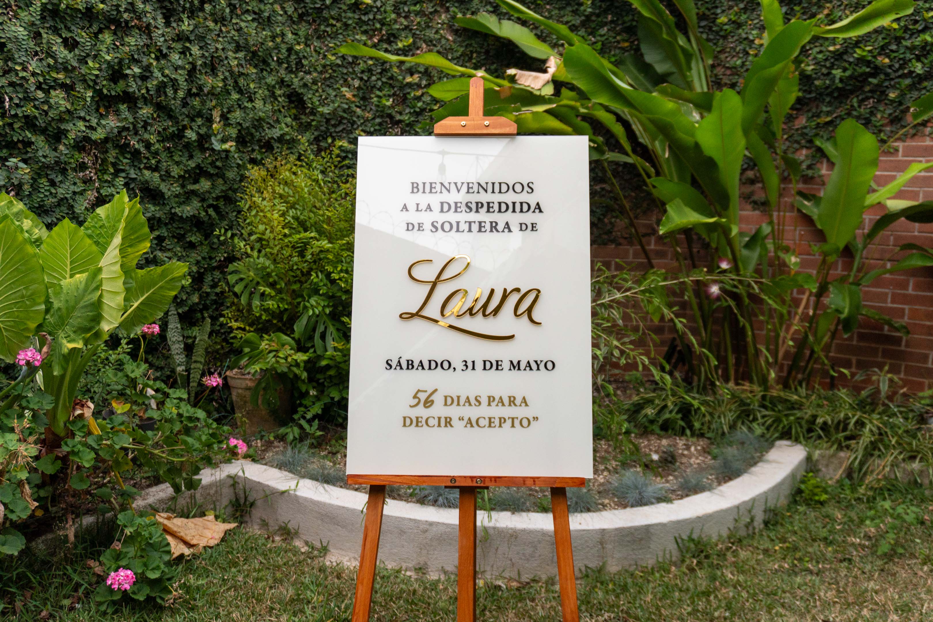 Rótulos de Bienvenida para Boda