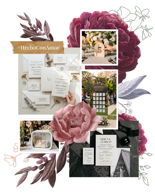 Celular invitaciones de boda